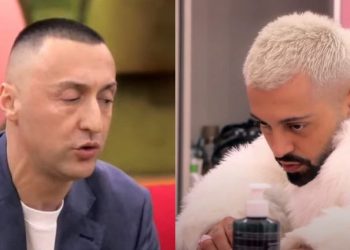 E paprecedent: G-Bani si një huligan godet me grusht Gjestin dhe e hedh në dysheme (VIDEO)