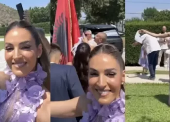 Emina Cunmulaj marton vëllain, publikon pamje mahnitëse nga dasma