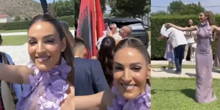 Emina Cunmulaj marton vëllain, publikon pamje mahnitëse nga dasma