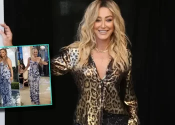 Vet ia bleu, e vet ia mori, Anita shfaqet me fustanin e nuses së saj