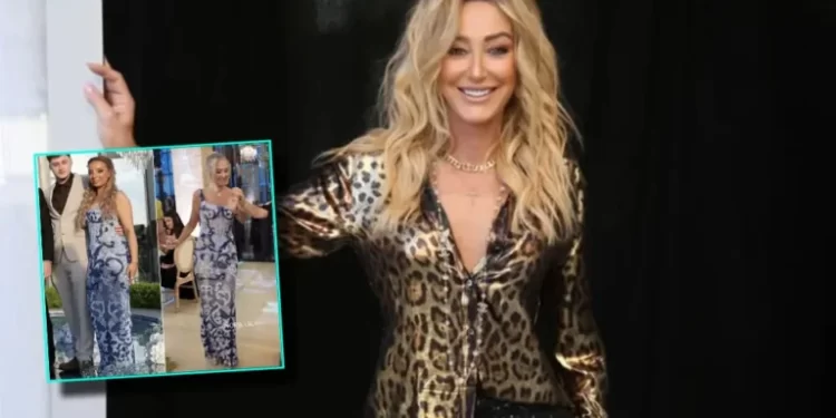 Vet ia bleu, e vet ia mori, Anita shfaqet me fustanin e nuses së saj