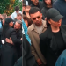 Dafina Zeqiri dhe Yll Limani të pranishëm në ceremoninë e varrimit të vëllait të Gjestit, ngushëllojnë këngëtarin