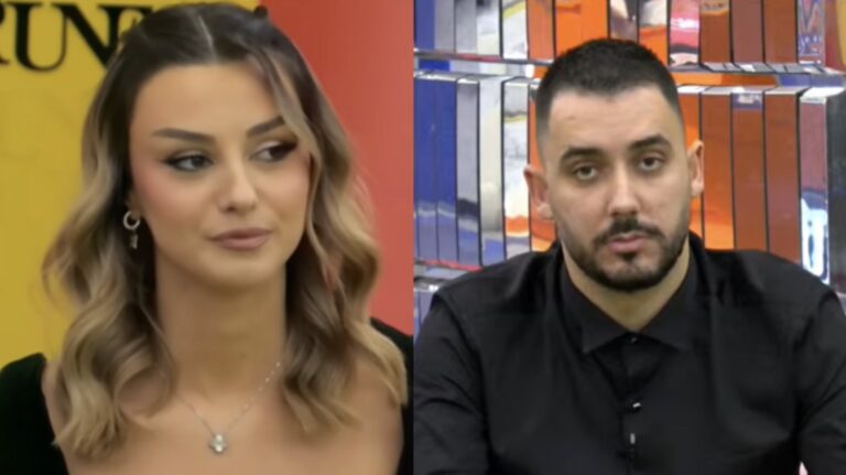 Pas ndarjes, Ina Aderi shfaqet me një djalë misterioz në aeroport