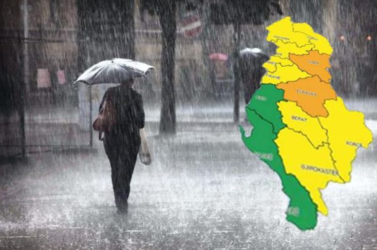 Moti pritet të bëjë kthesën e papritur! Ja në cilat zona të vendit do kemi reshje shiu