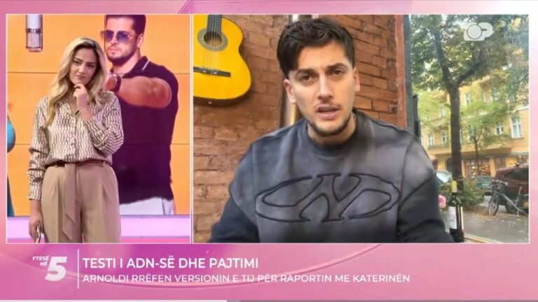 “Nuk e kam parë vajzën, e urr*j Katerinën”, Arnoldi i Për’puthen bën deklaratën e papritur në “Ftesë në 5”: Dua testin e ADN-së për gallatë…