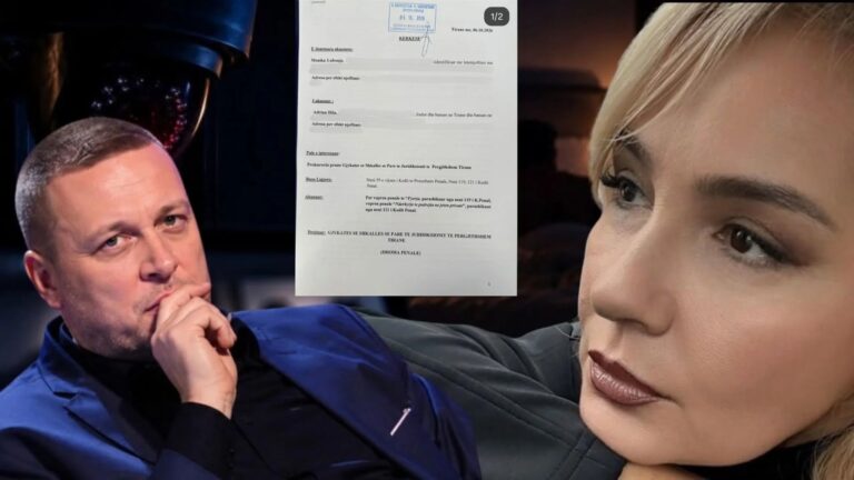 Foto/ Videot int*me të publikuara në rrjet, Monika Lubonja kallëzon në Polici Adi Hilën për fy*rje dhe ndërhyrje të padrejtë në jetën private